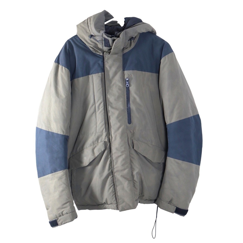 Ciaopanic Mens Hooded‎ Insulated Winter Jacket Olive Green Navy Blue Size L - Picture 2 of 7